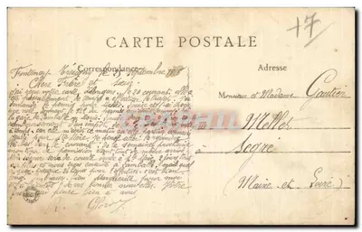 Fontenay-Trésigny — Zamek — Wydawnictwo Colas — Rewers