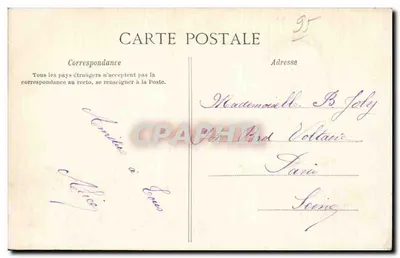 Montmorency — Parco dell'Aranciata — C. L. C. n°10 — Verso