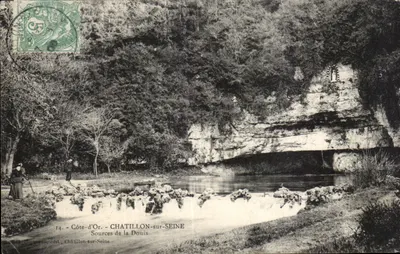 Fontes da Douix — Châtillon-sur-Seine — H. Bourreau, editor, Châtillon-sur-Seine
