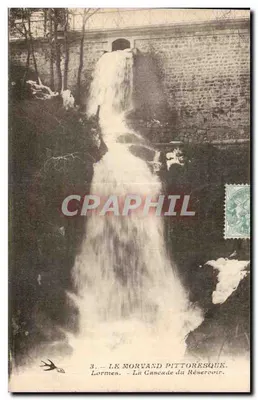 Lormes - O Morvand pitoresco - A Cascata do Reservatório