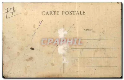 Champagne sur Seine - La Passerelle - Cartolina d'epoca — Verso