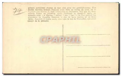 Asesinato de Juan Sin Miedo — Montereau-sur-Yonne — 1419 — Montereau Historique — n°12 — Reverso