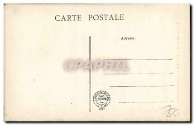 Montereau — O Portal da Igreja Nossa Senhora — Coleção Artística L. M. n°75 — Verso