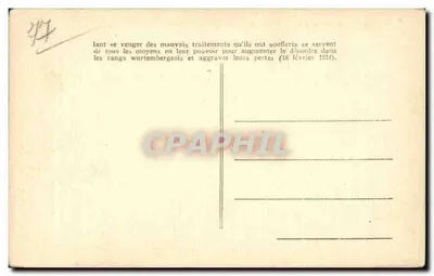 Montreuil Histórico — Fuga dos Aliados pela cidade — série 6 — Verso