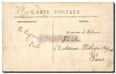 Montigny-sur-Loing — Villa à beira do Loing — n°123 — Verso