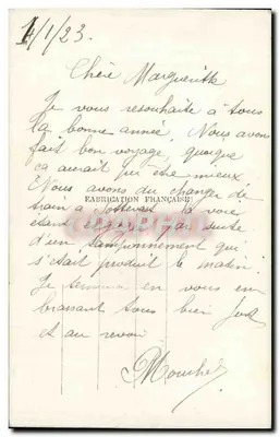 Arranjo de flores em um cesto — Boas Festas — Furia 332 — Verso