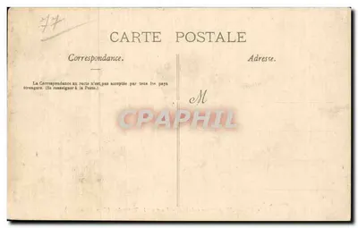 Montigny-sur-Loing — Park van de Trentaine (Clos Montalais) — onbekende uitgever, n° 1263 — Achterkant