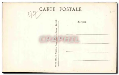 MELUN (S.-et-M.) — Promenada Vaux i Wyspa — Rewers