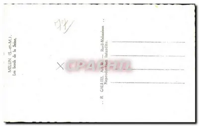सीन के किनारे — मेलून (S.-et-M.) — R. Galiols, Rueil-Malmaison — पीछे