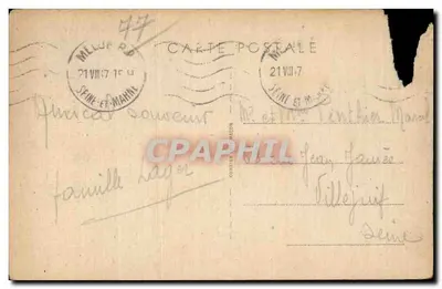 MELUN (S.-et-M.) — Brzegi rzeki Seiny — Wydawca C. Cusin — Rewers