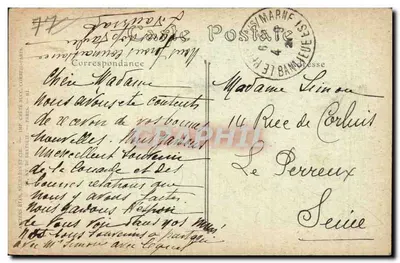 MELUN — Avenue Thiers — IND Phot. n°151 — Back