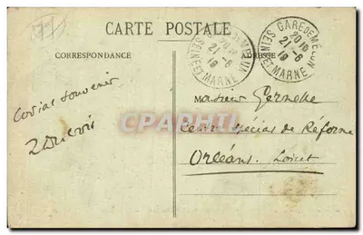 MELUN - punt van de eiland en centrale woning — Breassonnot, uitgever, Melun, n°10 — Achterkant