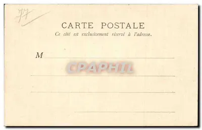 Absydę Katedry — Moret — B.F., Paryż — Rewers