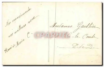 Bukiet wrzosu, liści jodły i pstrąka — z kolanem — wydawca M. 112 — Rewers