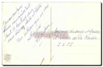 Lilie polowe i kowadło — Drzwi Szczęścia — Wydawnictwo Univers, Paryż, nr 120 — Rewers