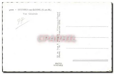 Souppes-sur-Loing — Ogólny widok — E. Mignon — Rewers
