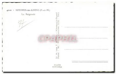 Souppes-sur-Loing — A Natação — E. Mignon, 70 — Verso