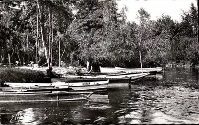 Scuppes-sur-Loing — Os bordos do Loing. O Embarcadère — E. Magnard