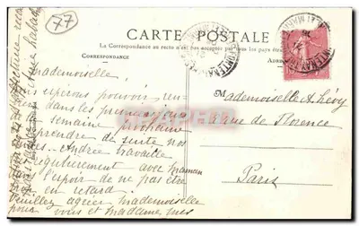 Environs de FONTENAY-TRESIGNY — Castelo de Ferté — S. et M. — Verso