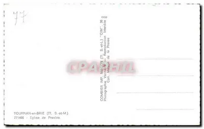 Igreja de Tournan-en-Brie — Tourneville — editor CIM — Verso