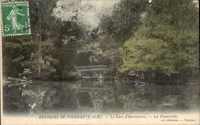 Arredores de Tournan (S.-et-M.J.) — O Parque d'Hermières — A Ponte — Lib. Malherbe — Tournan