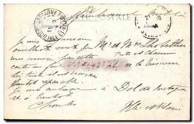 Most kamieniany w Lagny-Thorigny (S.&M.) — widok mostu w ruinach — wydawca S.&M. — Rewers