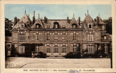 NANGIS (S.-et-M.) — Seus arredores : Castelo de Champbrûlé — E. Mignon