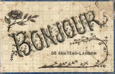 BONJOUR — De Château-Landon — editor não visível