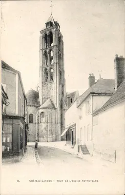Castelo-Landon — Torre da Igreja Nossa Senhora — Editor A. Béguin, Paris