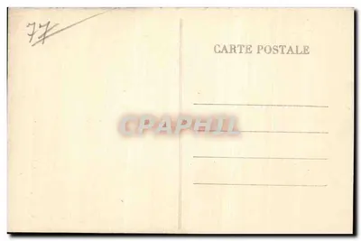Château-Landon — Antigo Hotel da Moeda — Editor Guerreaux, n° 77 — Verso