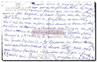 मलाड्रेरी के चट्टानें — बौलांकोर्ट (S.-et-M.) — Cim — पीछे