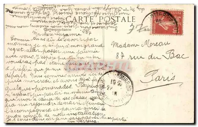 Floresta de Fontainebleau — MARLOTTE — Long Rocher — As Irmãs Inimigas — n°653 — Verso