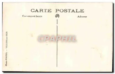 Mulher e criança — VILLERS-sur-MER — Foto POSTEL — Verso