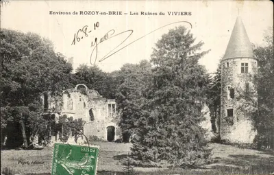 Arredores de ROZOY-en-BRIE — Ruínas do VIVIERS — Piget, editor