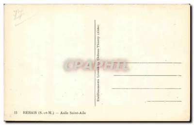 Estabelecimentos Léonards — Asilo São Aile — Rebais (S.-e-M.) — Aisne — Verso