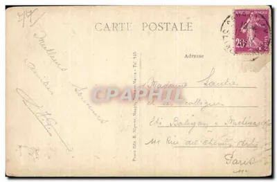 Courpalay (S.-et-M.) — Zijn omgeving — Ingang van het Kasteel de Grange — Achterkant