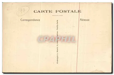 Casa de Aposentadoria – SAMOIS-sur-SEINE (S.-et-M.) – Caminhada na floresta de Fontainebleau – Rocher de Samois – Pedras druidicas a 500 metros — Verso