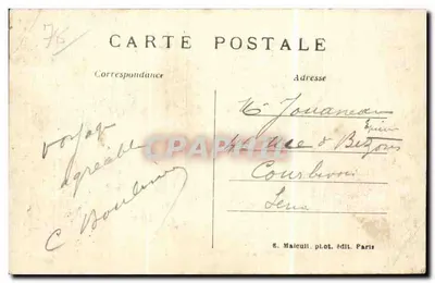 CERNAY-la VILLE (S.-et-O.) — Wodospady — E. Malcull, pl. ot. wyd. Paryż, nr 2173 — Rewers