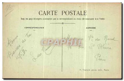 CERNAY-LA-VILLE (S.-et-O.) — La Grotta dei Briganti — E. M. — Verso