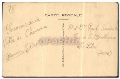 Vale de Chevreuse - CERNAY-LA-VILLE — A Grade de Honra do Parque da Abadia dos Vaux — Verso
