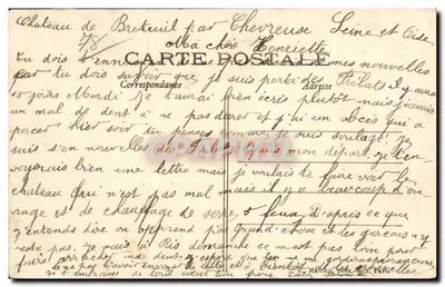 Dolina CHEVREUSE — Zamek Breteuil — wydawca niezidentyfikowany, n° 2317 — Rewers