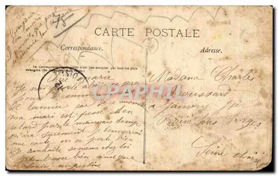 Vallée de Chevreuse — Château des Cassseaux — Édition Gantrol, n° 270 — Back