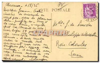 Vale da Chevreuse (S.-et-O.) — Port-Royal-des-Champs — O Museu e ruínas do Castelo da capela das religiosas — Verso