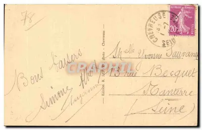 Zamek La Madeleine — Chevreuse (S.-et-O.) — Wydawnictwo R. SEPP — Rewers