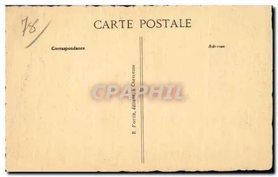 Castelo da Madoleine - Torre Leste — Vallée de Chevreuse (S.-et-O.) — R. Fortin, editor em Chevreuse — Verso