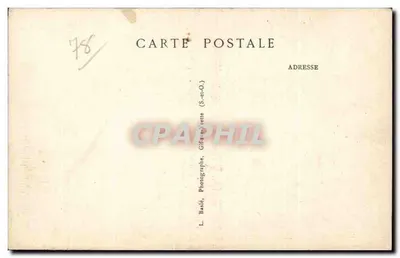 Vale de Chevreuse — Castelo de DAMPIERRE (S.-et-O.) — Fachadas Oeste e Sul — Verso