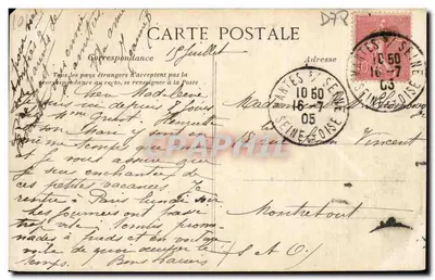 MANTES — Widok Panoramiczny — A. Bonnani, Mantes-sur-la-C.P.A. n°253 — Rewers