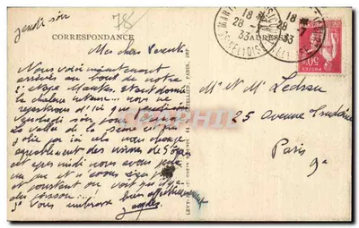 MANTES-SUR-SEINE — Ermitage São Salvador, vista sobre Dennemont — ND — Verso
