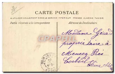 MANTES — Les Quais, widok z wyspy Île-aux-Dames — La C.P.A. n°25 — Rewers