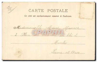 Old Mantes — panoramic view — R. Girard, phot., Mantes — Back